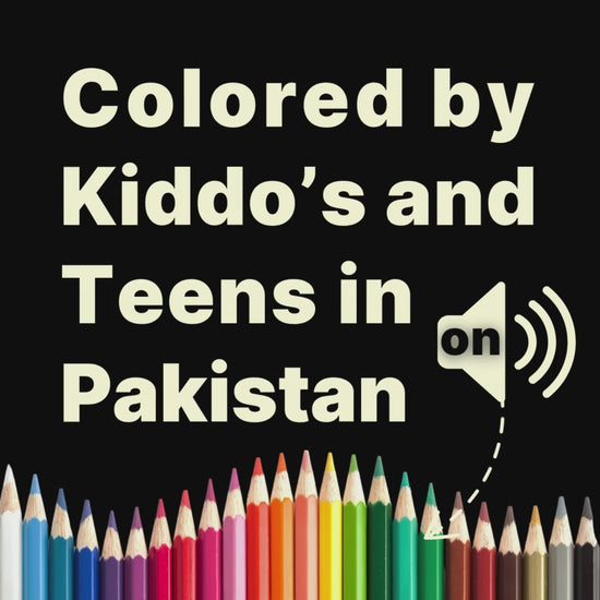 Video compilation of Christian Kiddo coloring pages beautifully colored by children and teens in Pakistan, showcasing their creativity and joy.